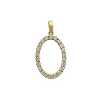 Zirconia Numbers Pendant (10K)