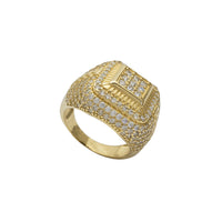 Iced-Out Presidential Men's Ring (14K)