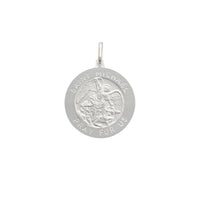 Saint Michael Pray for us Medallion Pendant (Silver)