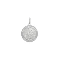 Saint Michael Pray for us Medallion Pendant (Silver)