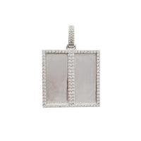 Double Rectangle Picture Pendant (Silver)