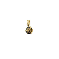 Zirconia Blue Dice Pendant (14K)