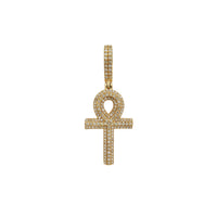 Diamond Pave Ankh Pendant (14K)