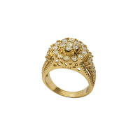 Diamond Round Cluster Ring (14K)