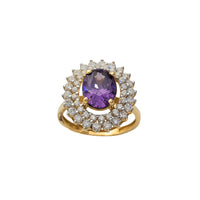 Purple Cocktail Ring (14K)