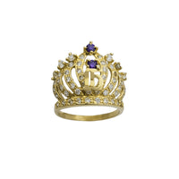 Zirconia "15 Years" Tiara Ring (14K)