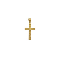 Textured Cross Pendant (14K)