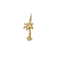 Lightweight Puffy Palm Tree Pendant (14K)