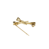Bow Tie Ribbon Brooch Pin (14K)