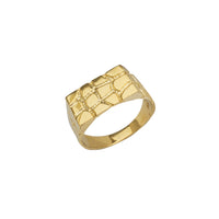 Rectangle Nugget Signet Ring (14K)