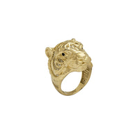 Zirconia Tiger Head Ring (14K)