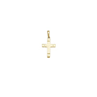 Notched Cross Pendant (14K)