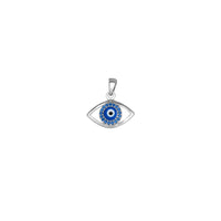 Light Blue Evil Eye Pendant (Silver)
