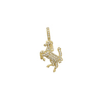 Zirconia Horse Pendant (10K)