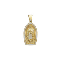 Zirconia Virgin Mary Pendant (14K)
