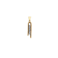 Diamond Mesh-Bar Pendant (14K)