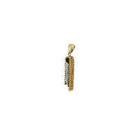 Diamond Mesh-Bar Pendant (14K)