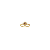 Zirconia Blossom Flower Baby/Kid Youth Ring (14K)