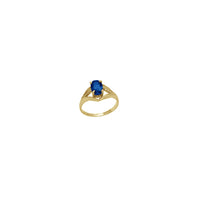 Oval-Zirconia Baby/Kid Youth Ring (14K)