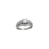 Diamond Iced-Out Engagement Ring (14K)