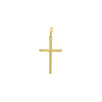 Medium Pyramidal Cross Pendant (14K)