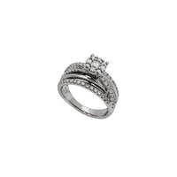 Diamond Pave Engagement Ring (14K)