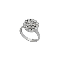 Diamond Cluster Engagement Ring (14K)
