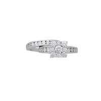 Diamond Channel-Setting Engagement Ring (14K)