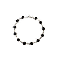 Small Crowns CZ Bracelet (Silver)