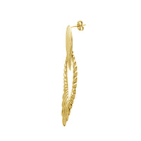 Dangling Fancy Stud Earrings (14K)