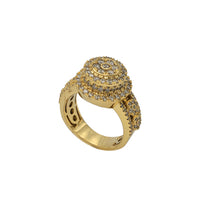Diamond Round Men's Ring (14K)