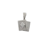 Zirconia Cards Pendant (Silver)