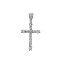 Zirconia Cross Pendant (Silver)