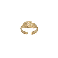 Bypass Leaf Toe Ring (14K)