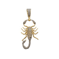 Diamond Two-Tone Scorpion Pendant (10K)
