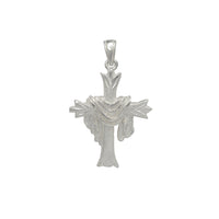 Draped Cross Pendant (Silver)