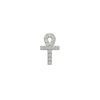 Stoneset Mini Ankh Pendant (Silver)
