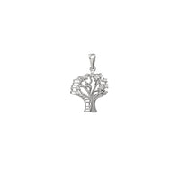 Zirconia Money Tree Pendant (Silver)
