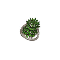 Peridot Cocktail Ring (Silver)