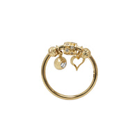 Dangling Charms Ring (14K)