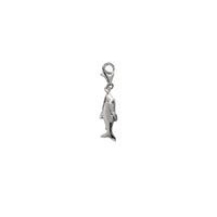 Glossy Shark Slide/Charm Pendant (Silver)