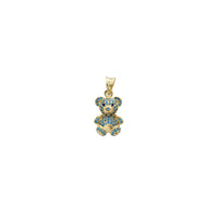 Mini Icy Teddy Bear Pendant (14K)