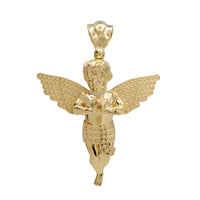 Praying Baby Angel Pendant (14K)