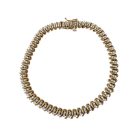 CZ Fancy Bracelet (10K).