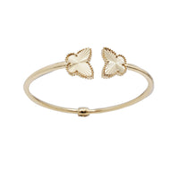 Butterfly Bangle Bracelet (14K).