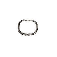 Antique Finish Miami Cuban Bracelet (Silver)
