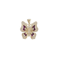 Butterfly CZ Pendant (14K)