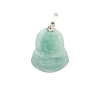 Jade Buddha Pendant (14K)