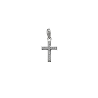 Zirconia Channel-Set Cross Pendant (14K)