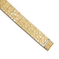 Textured Nugget Bracelet (14K).